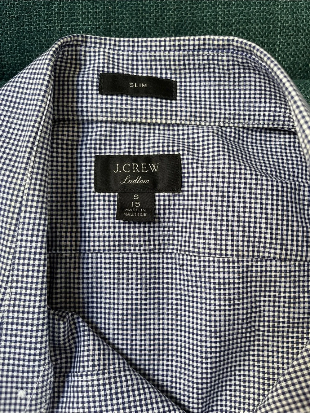 J. Crew blue white